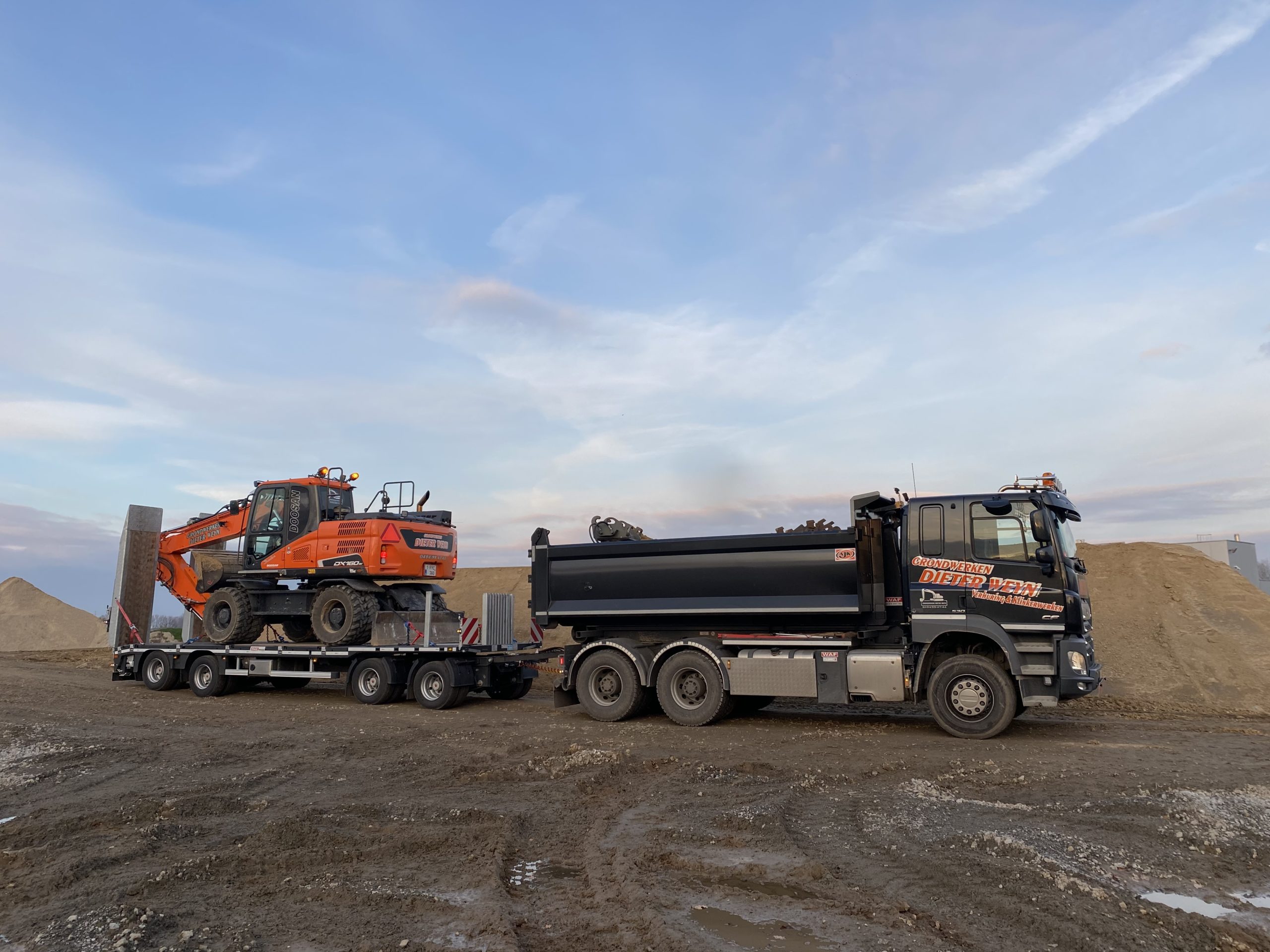 grondwerken dieter weyn, transport, graafwerken